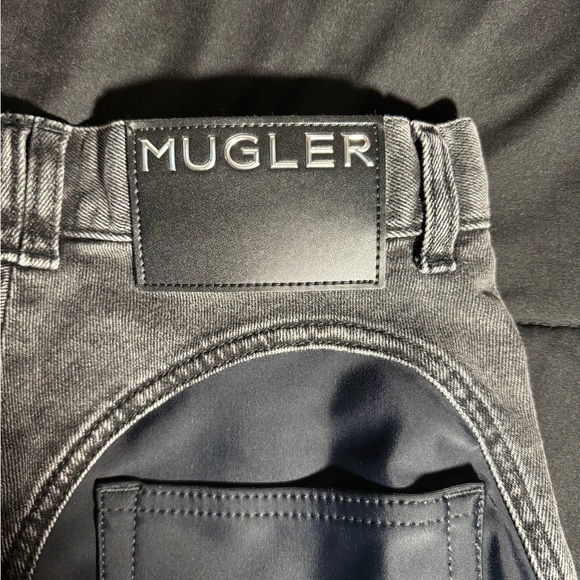 Mugler dark wash shorts - Picture 4 of 6
